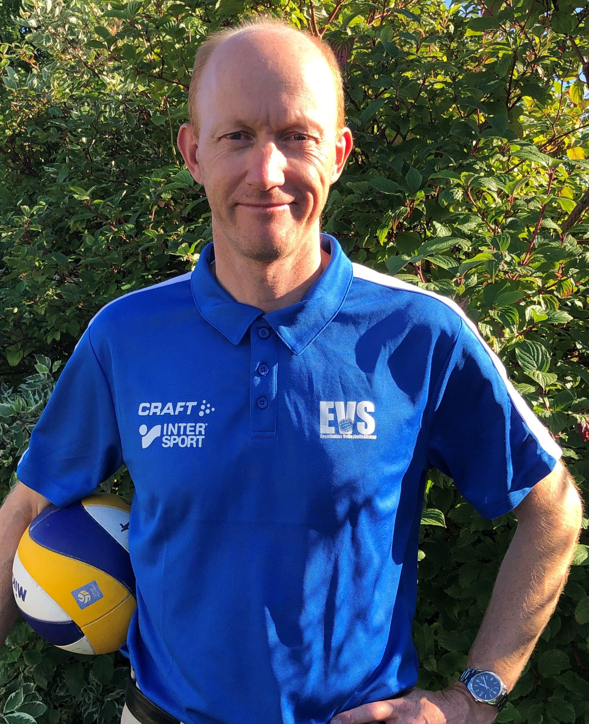 Thomas Johansson, tränare i Engelholms VS och utsedd till Årets Ungdomsledare 2021. Foto: Privat