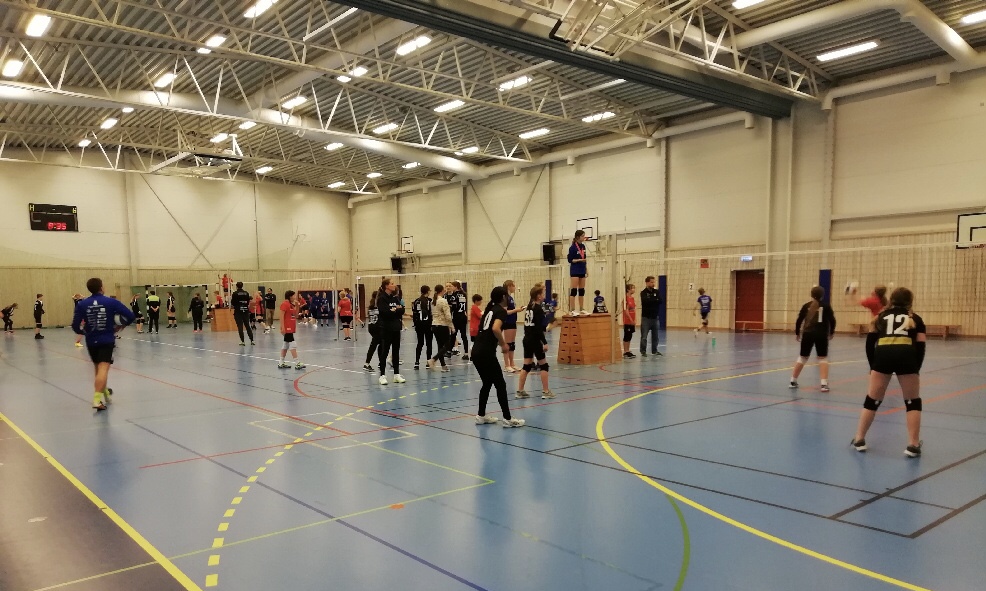 Spel i Level-5 Grön med Ystads VK som arrangör. Foto: Åstorps VBK