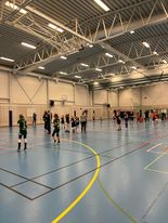 Kidsvolley i Västervånghallen, 2024. Foto: Ystads VK