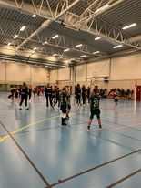 Kidsvolley i Västervånghallen, 2024. Foto: Ystads VK