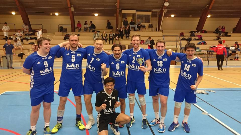 De skånska mästarna EVS Senior, DM 2017. Foto: Skånes VBF